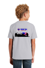 Load image into Gallery viewer, Troop 603 Youth JERZEES 50/50 Cotton/Poly T-Shirt