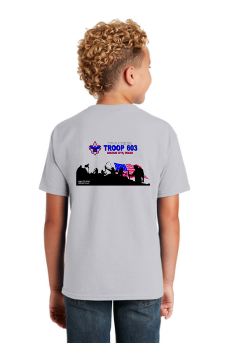 Troop 603 Youth JERZEES 50/50 Cotton/Poly T-Shirt