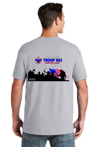 Troop 603 Adult JERZEES 50/50 Cotton/Poly T-Shirt